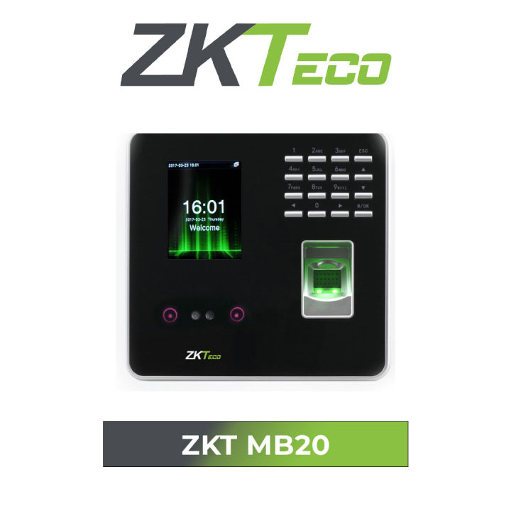 ZKTeco Face Time Attendance and Access Control Terminal - MB20