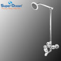 Premium Bathroom Shower Set - Wall Mounted Luxury Shower Mixer with Rain Head, Pipe & Holder (All Color Availabe). 