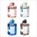 1600ml Water Bottle with Time Marker to Drink / Motivational Water Bottle for Girls / Outdoor Water Bottle with Time to Drink / Matte travel Water Bottle for gym. 
