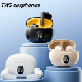 M04 True Wireless TWS Earbuds With LED Display - HiFi Stereo Sound Bluetooth 5.3 Earphones Active Noise Cancelling. 