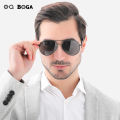 OQ BOGA 7 Styles Men Outdoor Anti-UV Polarized Oval Frame Aviator Sunglasses Classic Fashion Male Eye Protection Colorful Rimless Sun Glasses. 