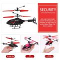 Remote Control  / Hand Sensor Helicopter with LED Lights – Cool Electric RC Flying Toy for Kids | Rechargeable Airplane Toy for Boys & Girls. 