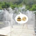 Water Misting Cooling System Kit summer Sprinkler brass Nozzle Outdoor Garden Greenhouse park Plants Spray Hose Watering spray. 