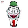 Russian Clown Men's Watch European and American Fashion & Trend Quartz Wrist Watch NIBOSI Brand Factory Wholesale. 