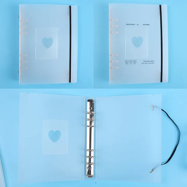 %E3%80%90NEW%E3%80%91%20Transparent%20A5%20Frosted%20Binder%20Shell%20For%206-Ring%20Notebook%20Binders%20Files%20Reports%20Storage%20Organizer%20Clear%20Loose%20Leaf%20Pouch%20-%20Image%202