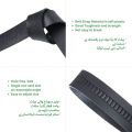 Auto lock buckle belt for men easy adjustable pvc rubber-leather belt for man. 