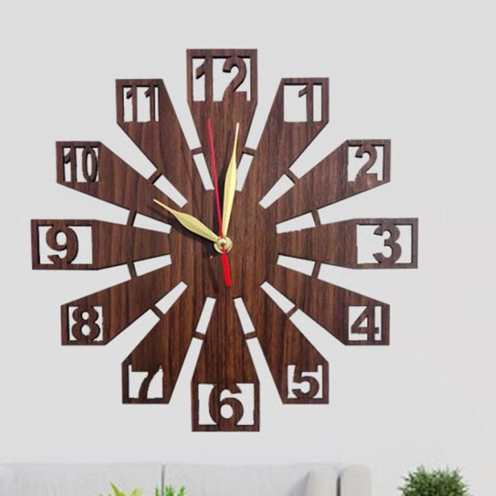 3d%20Wooden%20Wall%20Clock%20for%20Home%20and%20Offices,%203D%20Design%20Dark%20brown%20And%20Black%20wooden%203d%20laser%20cut%20wall%20clock%20(12x12%20inch)%20-%20Image%203