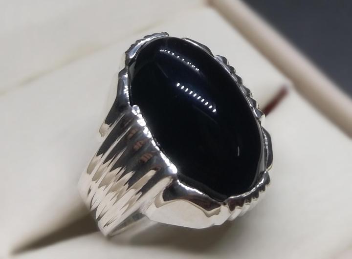 Mens%20Natural%20Unheated%20Untreated%20Black%20Onyx%20Ring%20Sterling%20Silver%20925%20Agate%20Ring%20Mens%20Aqeeq%20Ring%20Shifat%20al%20Abad%20Ring%20Black%20Carnelian%20Ring%20For%20Men%20Chandi%20Ring%20Original%20Gemstone%20Ring%20-%20Image%203