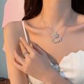 Lucky in Love – Four Leaf Clover Necklace for Women - Stainless Steel Jewellery. 