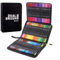 120 Colors upto 12 Acquarelle Brush Tip Art Markers Set – Dual Tip Watercolor Marker Pens for Calligraphy, Illustration, Hand Lettering, Drawing & Coloring – Artist Grade Ink for Kids & Adults. 