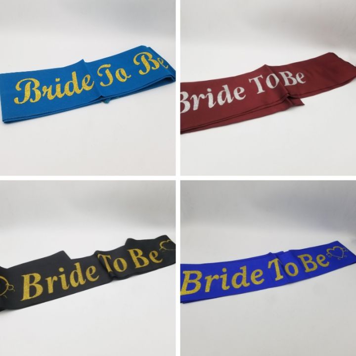BRIDE TO BE SASH - BRIDAL WEAR SASH FOR PARTY WEAR