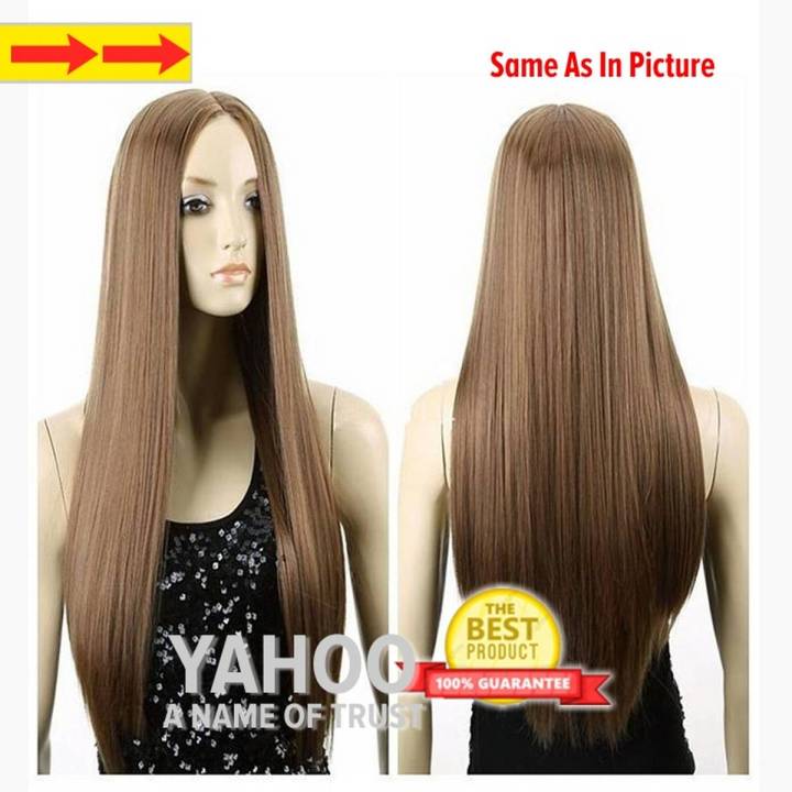 Golden Brown Long Straight Hair Extension for Women Premium Quality 5 CLips