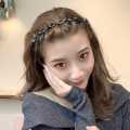 Headband Double Layer Twist Plait Headband Hair Tools Bangs Hairstyle Hairpin Multi-Layer Hollow Woven. 