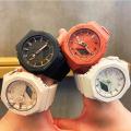 Rubber Strap Suitable For Casio G-SHOCK GA2100 GA-2110 GA-2100 GA2110 Men's and women's Sports Waterproof Strap Watch Accessories Replacement Wristband. 