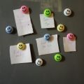 Multicolor Smiley Emoji for Refrigerator, Sticky Notes, whiteboard, photos, hanging notes | Beautiful and fashionable can be Used For Multipurpose |  5 different colors with 10 pieces. 
