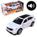 Kia Sorento SUV Die cast 1:32 Scale Model  With Lights and Sound - Alloy Children's Sports Model Car Die-Cast Metal Toy Car - Front Doors Open - Size Approx. 5 inch - White. 