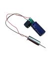 Mini capacitor airplane model kit 6x15mm 3.7V capacitor 46mm propeller PCB. 