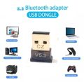 USB Bluetooth 5.3 Adapter – Wireless Dongle for PC & Laptop ,Plug & Play Receiver for Headphones, Speakers, Keyboard, Mouse – High-Speed Low-Energy Connection – Compact Mini USB Connector – Compatible with Windows, Linux, Mac – Stable Signal Transmission. 