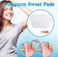 Pack of 4 Sweat Pads For Underarms Disposable Highly Absorbent Sweat Pads Cotton Anti Allergic Anti Smell , Summer Deodorant Disposable Absorbent Liners for men & women use during travel workplace etc.. 