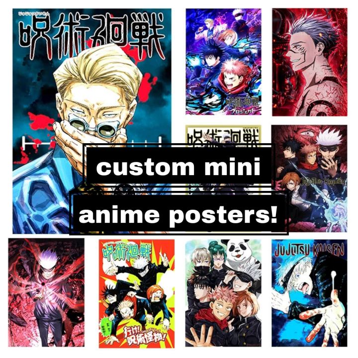 Custom Mini Anime and Manga Posters (4 x 6 inches/ 10 x 15cm)