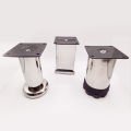 Stainless Steel Metal Furniture Legs, 4 inches. 