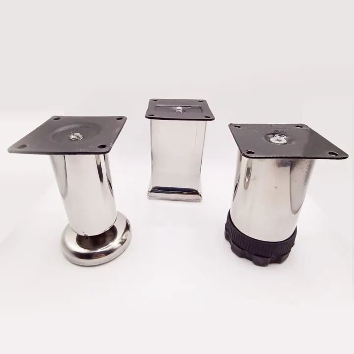 Stainless%20Steel%20Metal%20Furniture%20Legs,%204%20inches%20-%20Image%202