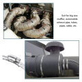 3.5M Hose Clamp Strap with 8 Fasteners Worm Clamp Adjustable 304 Stainless Steel Worm Gear Pipe Ducting Hose Clamp. 