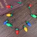 Christmas Novelty LED lights glowing Christmas Light Bulb Necklace Christmas decorations For home Xmas Navidad new year. 