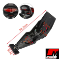Rear Wheel Big Tail Fender Mudguard Universal  Tail Brake With Light License Plate Holder Dual Light Mode Braking Light And Normal Light, Universal Compatiblity With Reflector Red For Ybr, Derbi, Beneli GS 150 etc. 