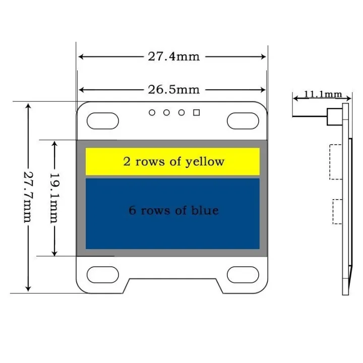 0.96%20Inch%20OLED%20Display%20Module%20SSD1306%20I2C%20IIC%20SPI%20Serial%20128X64%20LCD%204%20Pin%20YellowBlue%20WhiteBlue%20for%20Arduino(Pin%20Headers%20Soldered)%20-%20Image%204