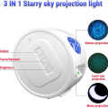 Rechargeable Aurora Galaxy Projector Night Light - LED Projector Lamp Rotating Night Light Colorful Nebula Cloud Lamp Atmosphere Bedroom Beside Lamp. 