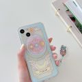 Anime Cardcaptor Sakura Magic Circle Phone Case for Iphone 14 Plus 13 12 Mini 11 Pro Max Se2 Se3 8 7 Plus Pendant Holder Cover. 