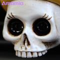 Skull Car Vent Clip 2pcs Goth Skull Car Air Fresheners Vent Clip Diffusers Easy Install Aromatherapy Decor for Car Interior Universal Design Fun Car Decoration. 
