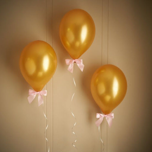 Pack of 24 - Latex Matte Finish Golden Balloons (Gold Premium Latex Balloons - Great for Kids, Adult Birthdays, Weddings, Receptions, Baby Showers, Water Fights, or Any Celebration)