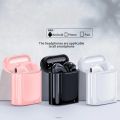 i7S Double i12  Airpods Wireless Bluetooth Hand Free with Power Bank  Earphones White bluetooth ear phone for all cell phones use. 