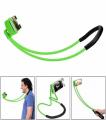 Lazy Bracket Universal 360 Degree Rotation Flexible Phone Selfie Holder Snake-like Neck Bed Mount Anti-skid For iPhone Android. 