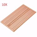 Global  10Pcs 5x10cm Single Side Copper Prototype Paper Circuit board Breadboard 2-3-5 joint hole. 