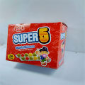SUPER 5 Tutti Frutti Flavor 1Box 36 pcs. 