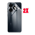 Tecno Spark 20c Back Clear Jelly Protector Soft Film Protection Hydrogel Film Back Protector For Spark 20c - 2Pcs. 