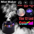 【Topnotch Store】Mist Maker oke Fog Machine Color Party Prop With Color Party Prop Home Decoration EU UK Plug adapter CD. 