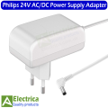 Philips 24V 1.0A AC/DC Power Supply Adapter White EU Plug by Electrica. 
