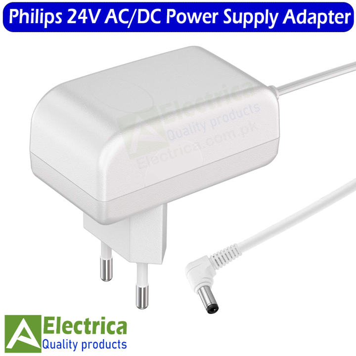 Philips 24V 1.0A AC/DC Power Supply Adapter White EU Plug by Electrica