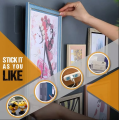 1Box 60Pcs Double Sided Stickers Tape Transparent Non-marking Strong Adhesive Tapes Easy To Cut Double Faced Tapes. 