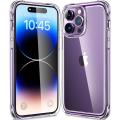 iPhone 14 Pro Max Case Clear, Anti-Yellowing Transparent Shockproof Protective Bumpers Phone Cases Slim Thin Cover for iPhone 14 Pro Max Released 2022. 