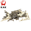 30PCS KAK Metal Angle Corner Brackets Gold Bronze 40mm Notebook Cover For Menus Photo Frame Furniture Decorative Protector. 