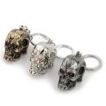 Moive Terminator keychain Skull shape fashion personality zinc alloy keyring car pendant key holder chaveiro men birthday gift. 