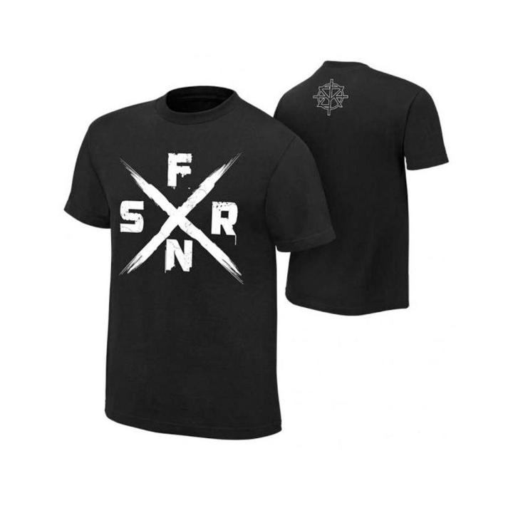 Seth Rollins SFNR Black Cotton Printed T-Shirt for Him