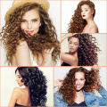 IFANZE 5 barrels hair waver and curling iron/curling wand with proffessional edition hair curler machine tool. 