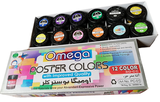 OMEGA%20Poster%20Colors%20-%2012%20Pcs%20-%20Multi%20Color%20-%20Image%208