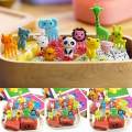 RHS Online 10PCS Animals Food Picks And Forks Lovely Fruit Picks Bento Party Decoration. 